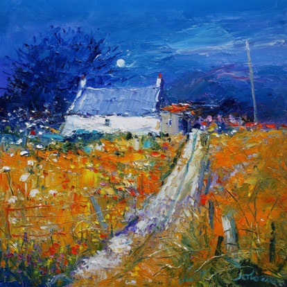 Misty evening gloaming Isle of Gigha 24x24